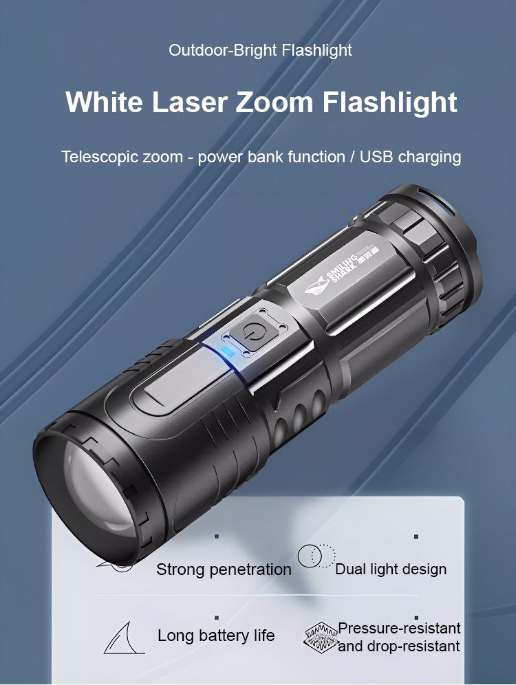 Flashlight strong light rechargeable portable long-range super bright