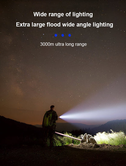Flashlight strong light rechargeable portable long-range super bright