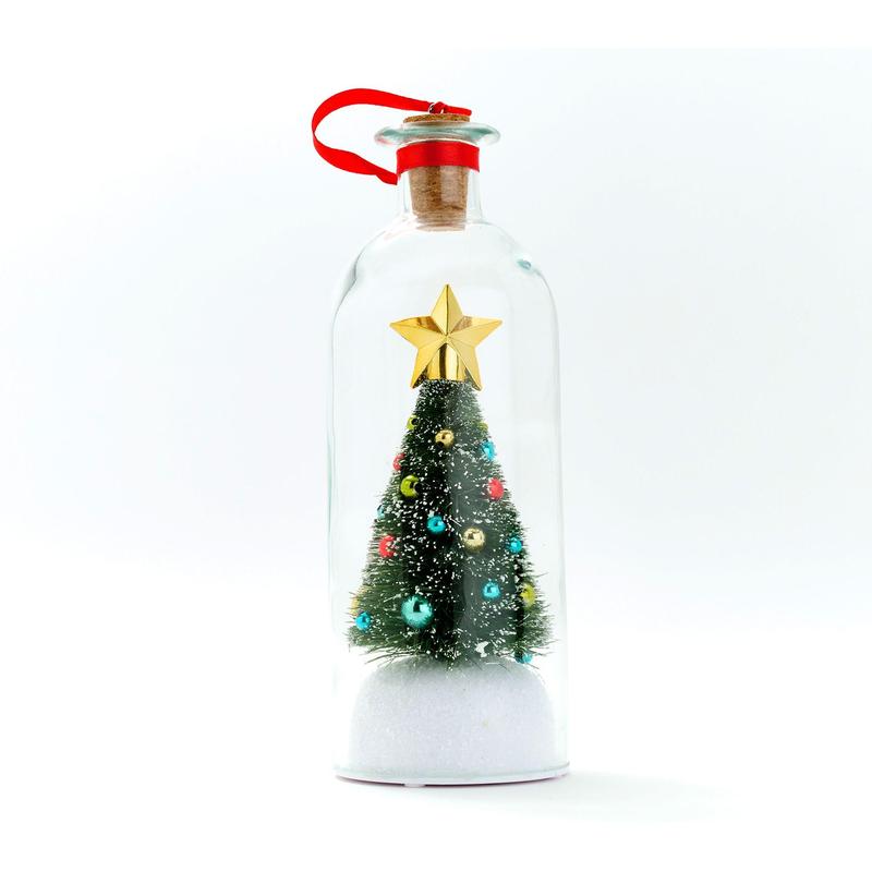 🔥Mr. Christmas Recordable Christmas Tree Message In A Bottle D01