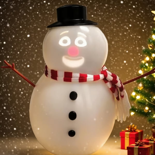⛄️FrostByte (Mr. Chill) Talking Animated Blink Snowman with Built in Projector & Speaker Plug'n Play🎄