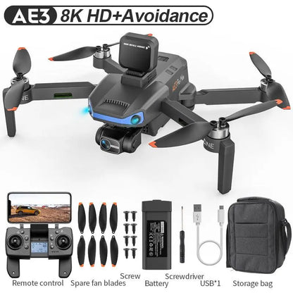 APS AIR 2 Professional Drone Camera 8K 5G 3 Axis Anti Shake EIS Gimbal 360° Obstacle Avoidance