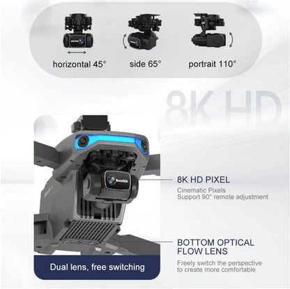APS AIR 2 Professional Drone Camera 8K 5G 3 Axis Anti Shake EIS Gimbal 360° Obstacle Avoidance