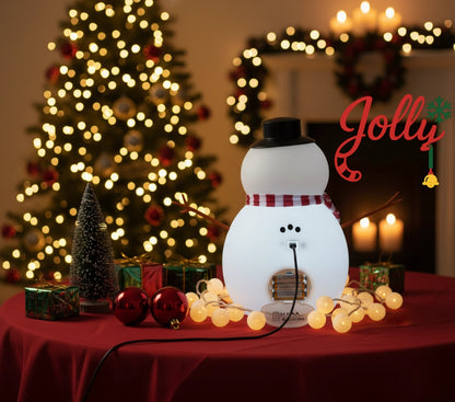 ⛄️FrostByte (Mr. Chill) Talking Animated Blink Snowman with Built in Projector & Speaker Plug'n Play🎄