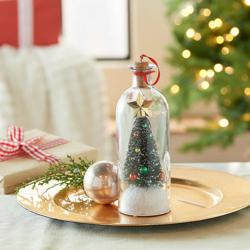 🔥Mr. Christmas Recordable Christmas Tree Message In A Bottle D01