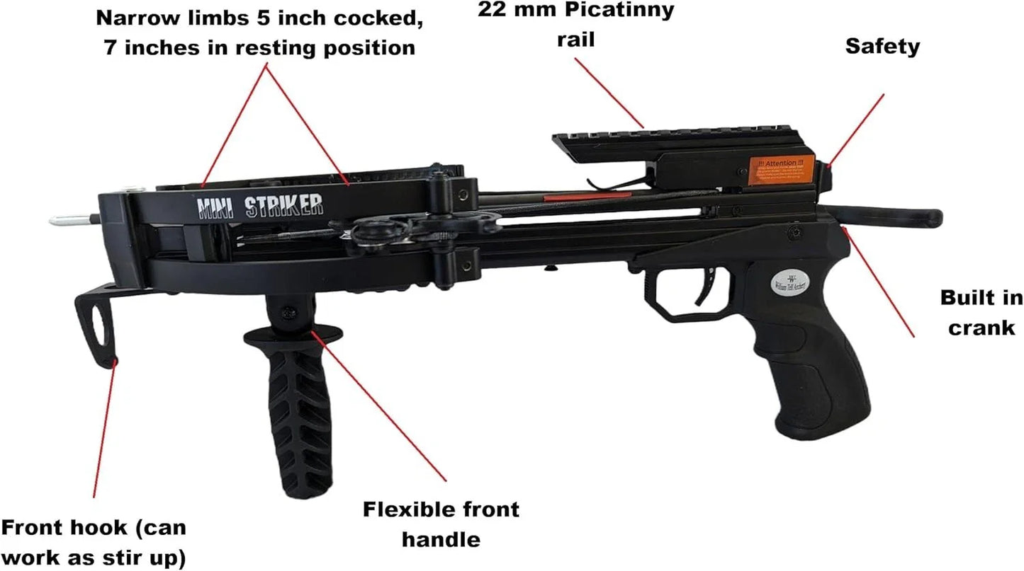 Angler Fishing Crossbow Kit - 125lbs Mini Striker